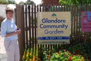 Entrance to the Glandor Community Garden